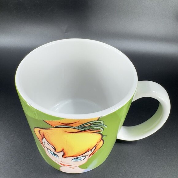 Disney Store Tinkerbell Large Coffee Mug Cup Ceramic Made In Thailand VTG - Picture 10 of 11